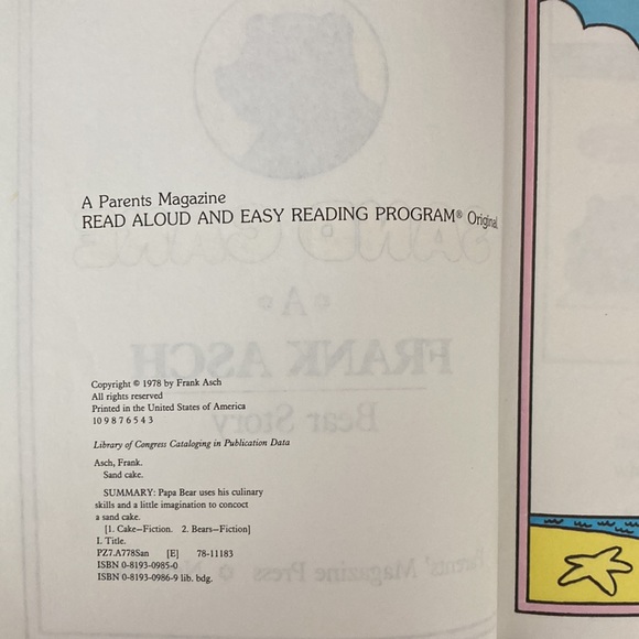 Send cake a Frank asch Bear story - Picture 6 of 11